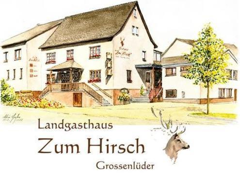 Hotel- Restaurant Zum Hirsch Großenlüder Buitenkant foto